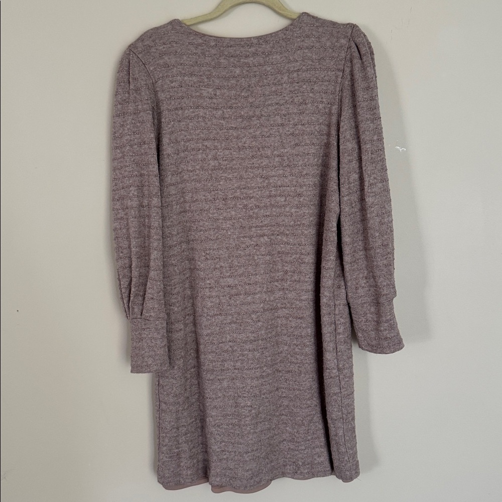 Julia Jordan Taupe V-Neck Dress - Picture 3 of 3